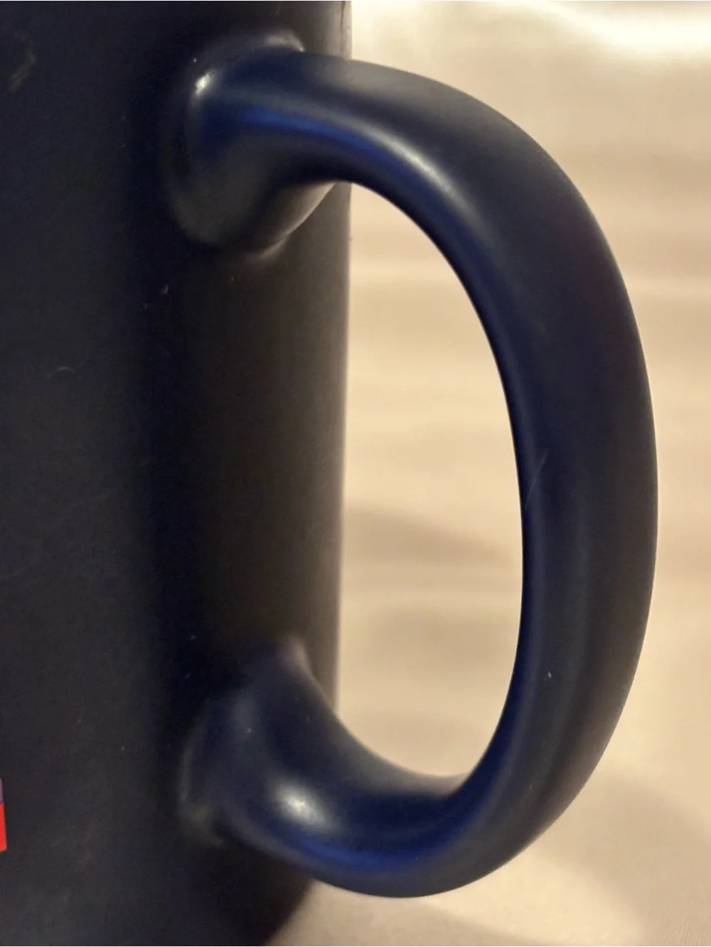 Wreck-It” Ralph Ceramic Pixated Mug. Dark Blue